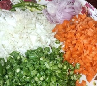 South Indian Mixed Poriyal Cuts