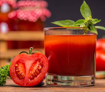 Raw and Fresh Tomato Juice