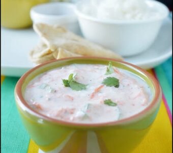Carrots & Cucumber Raita